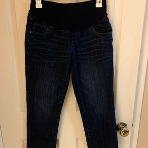 💥5 for $30💥 Dark Wash Ankle Maternity Jeans